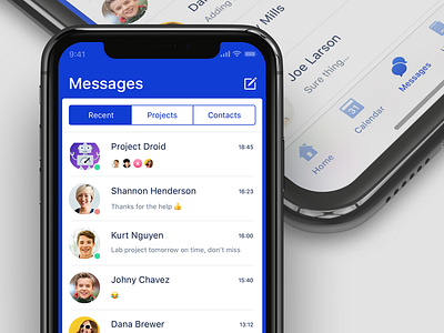Messages chat client app diary education india messaging saurabhuxd ui ux