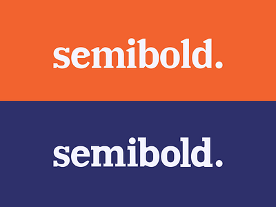 Semibold Typemark