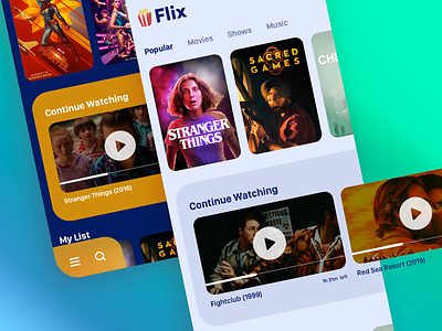 Video Streaming Platform app india ios movies music saurabhj shows ux video watch