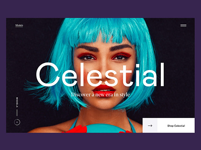 Celestial app clean design header hero interface minimal ui ux webdesign website