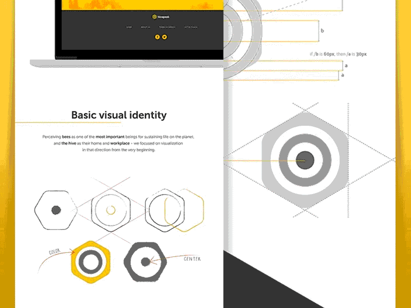 Hivepeek admin animation app brand casestudy dashboard gif grid logo process visualidentity web