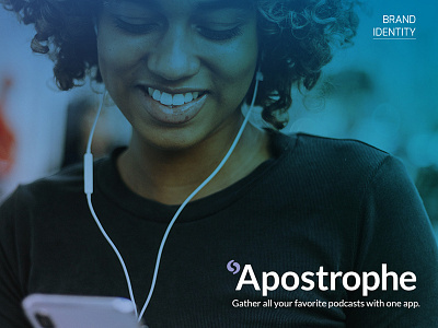 Apostrophe brand identity branding design uidesign