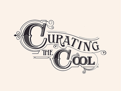 Curating the Cool Logo graphic design logo