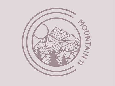 Mountain 11 Logo design graphic design logo