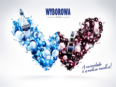 Wyborowa - Verdadeira Wódka da Polonia advertising digital art graphic design