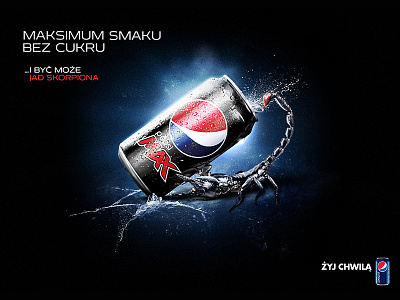 Pepsi Max advertising digital art graphic design pepsi pepsi max scorpion