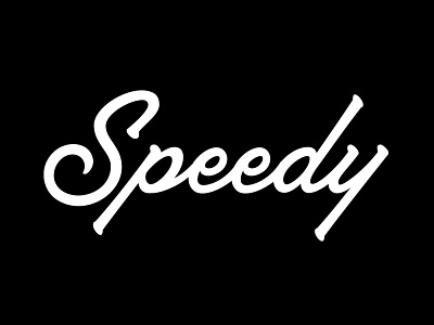 Speedy calligraphy design handlettering illustration japan lettering letters logo logoty logotype type typography