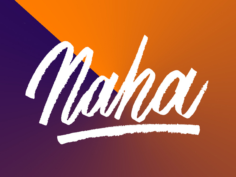 Naha ink ruling pen typography type lettering japan naha