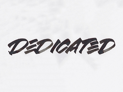 Dedicated calligraphy handlettering ink lettering rulingpen type typography