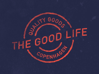 The Good Life copenhagen the good life stamp