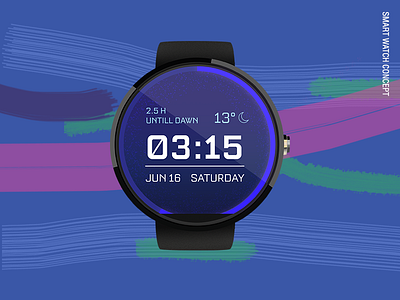 Smart Watch Concept smartwatch smartwatchconcept ui uidesign watchconcept
