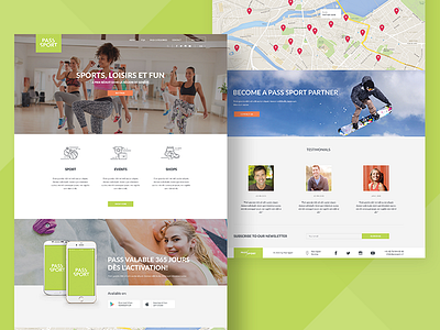 Sport Website design