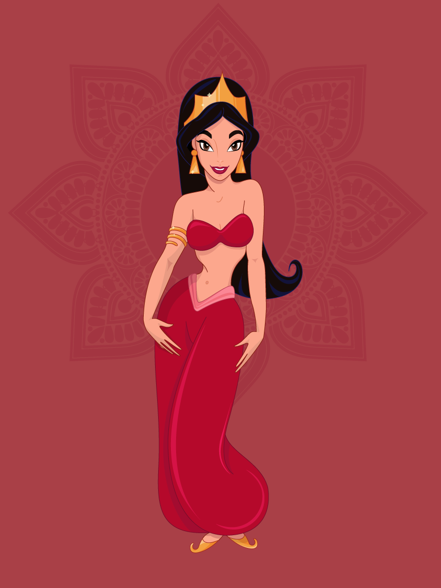 Disney Jasmine Red Dress