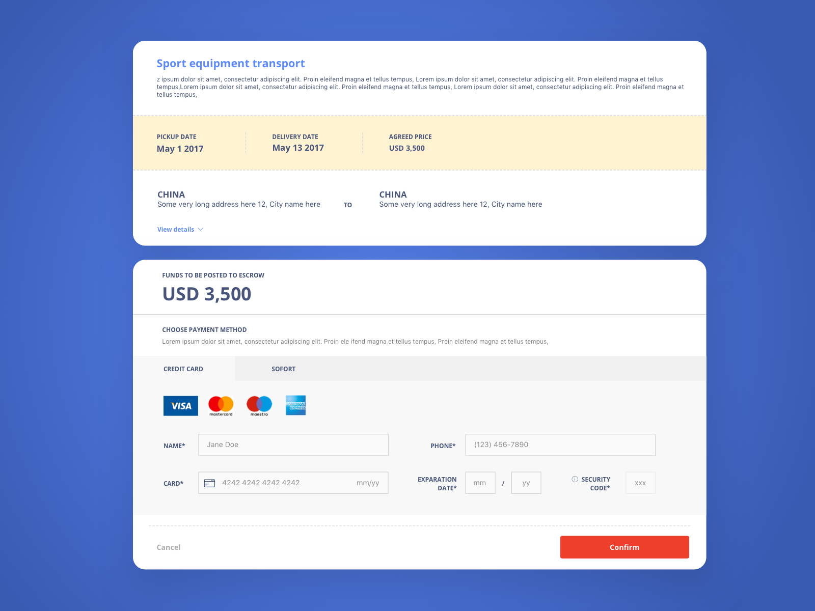 Escrow Payment Process By Ivona Petrovic On Dribbble   Escrow Payment 4x 