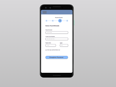Daily UI 002 - Credit Card Checkout