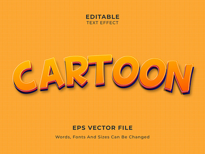 Cartoon Editable Text Effect