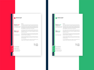 Letterhead Print Template