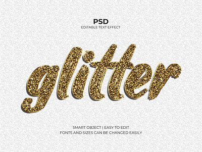 Glitter - Text Effect ornament text effect