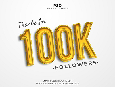 100k Followers Text Effect! 100k text effect typescript