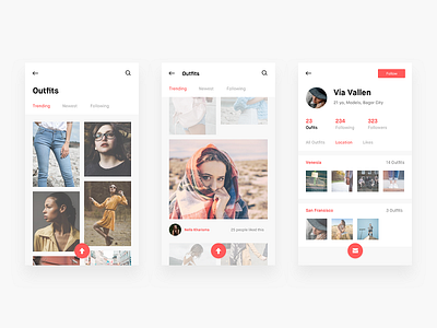 Fashion app by Mohammad Hafidz on Dribbble