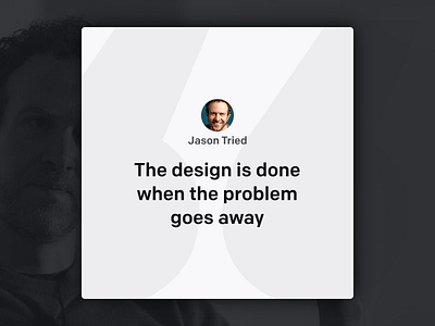 Quote interface jason person profile quote sentence text ui user