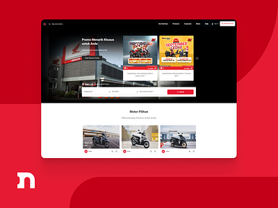 PT. Bintang Motor - Website Dealership app branding design illustration web design