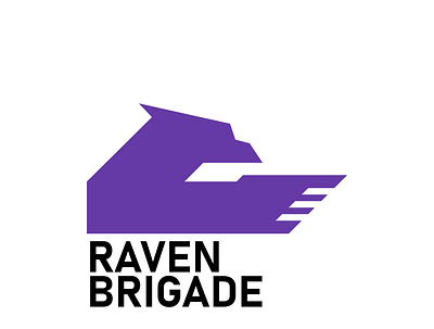 Logo - Raven Brigade branding design illustration logo