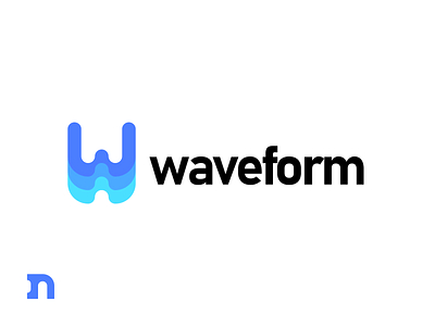 Logo - Waveform branding design logo typography vector