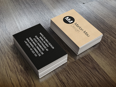 Marlon Mau Design | Business Card