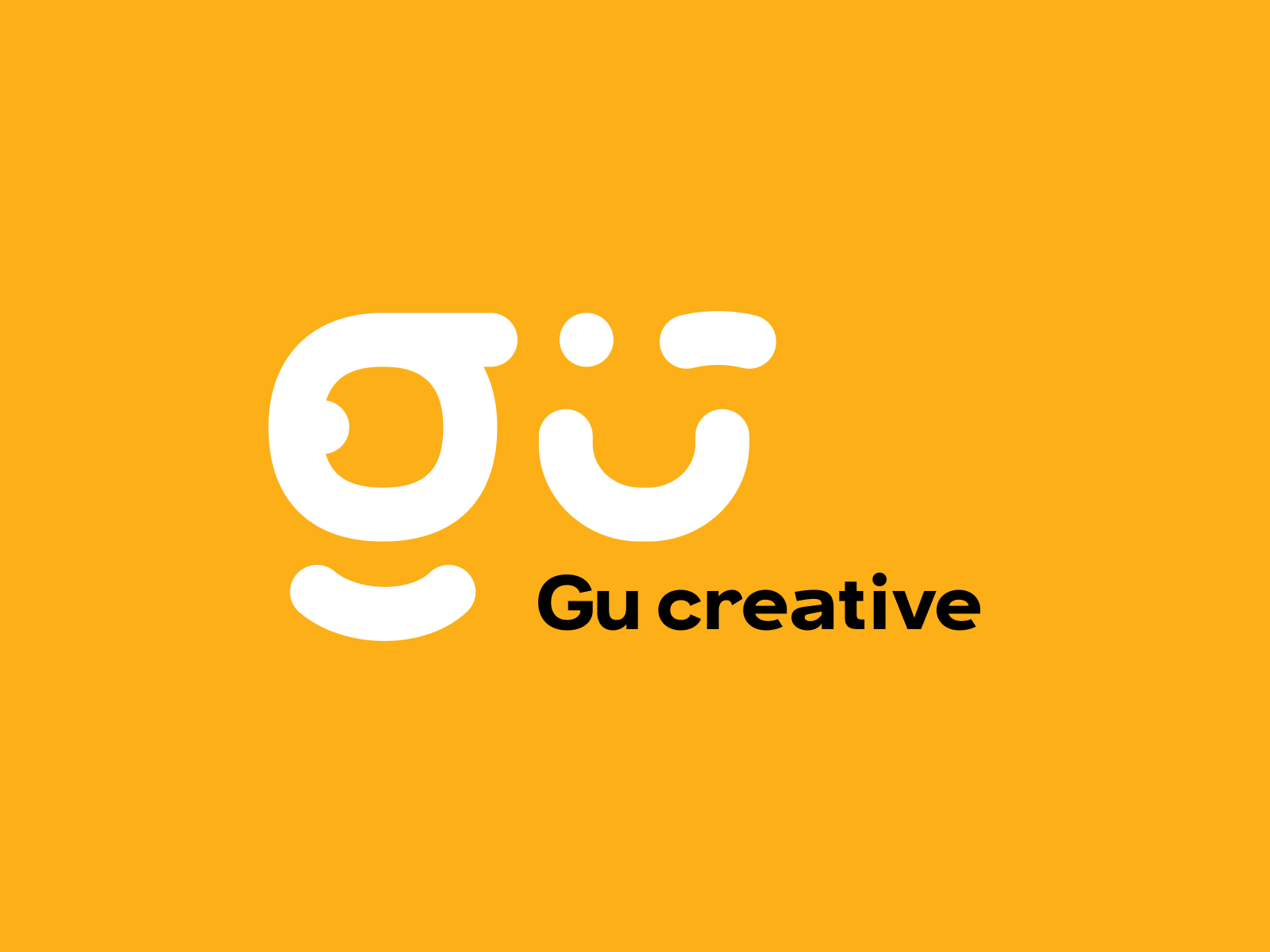 Gu Creative - Selected option 2d animation brand branding design dynamic identity logo