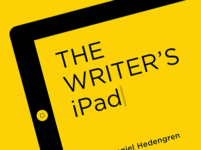 Book cover: The Writer's iPad book cover the writers ipad
