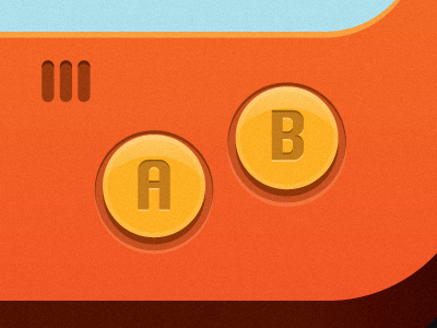 App Icon Button Detail buttons icon ipad iphone orange yellow