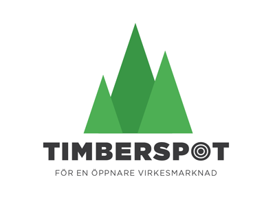 Timberspot green logo spot trees triangles