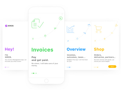 Walkthrough from iKROS Invoicing App