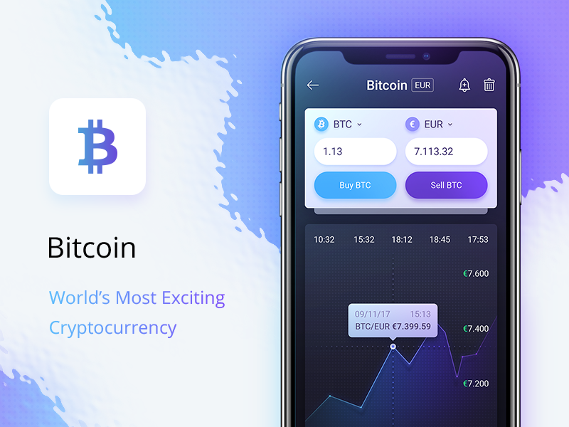 Bitcoin trading app