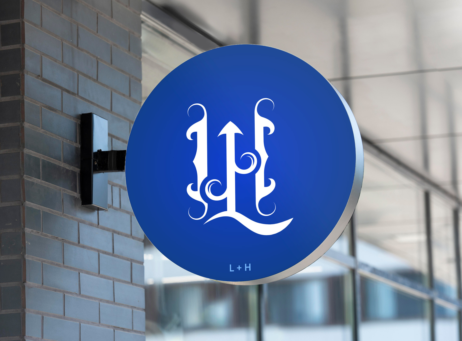 Custom Monogram Brand Mark Initials Logo Mark Brand Identity by