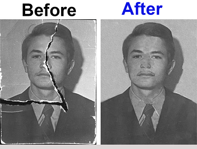 restore-old-photos graphic design photoshop restore retouching