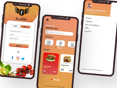 Food-Bite (Food Ordering App)