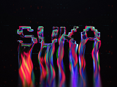 SUKA LTD 3d acid digital art dizzy dope glitch illustratrion industrial logo melt rave trippy