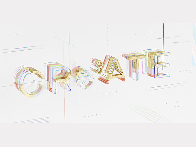 .:Placeholder Concept:. 3d 3dtext branding design font glass gold golden graphic design hologram holographic illustration kinetic lettering letters logo render trend type typography