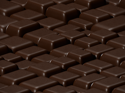 .:Chocolate Pattern:. 3d advertising background bar branding candy choco chocolate commercials design graphic design illustration mockup nft pattern procedural render sweet texture web3