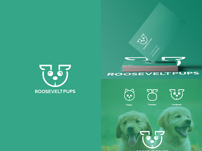 Roosevel Pups Logo Design Concept