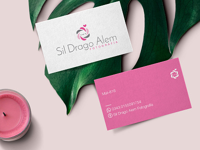Business Card Graphic Design for "Sil Drago Alem" business card cards cute graphic design graphic designer identity logo logotype photographer photograpy