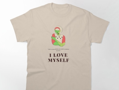 SelfLove T-shirt branding graphic design illustration redbubble selflove t shirt tshirt