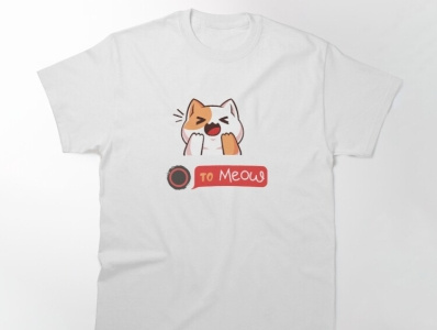 Press O to Meow branding cat chubby cute design funny graphic design illustration meme simple stray t shirt tshirt tshirtcat