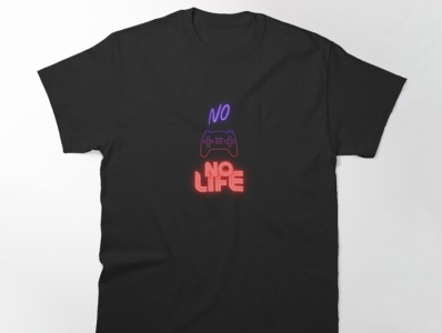 No Game No LIfe T-shirt 2d apparel art black branding clothing colorful digital art fashion font game graphic design illustration neon sticker tshirt typography