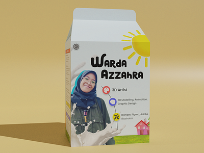 3D Creative CV - Milk Packaging