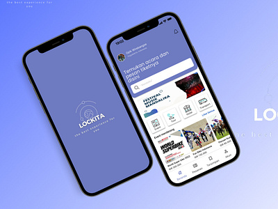 LOCKITA Online Ticket Mobile App app brand branding design designer graphic design illustration logo ui ux