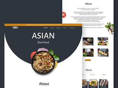 Food Landing Page Design