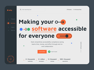 Software Accessible Webflow Design Concept